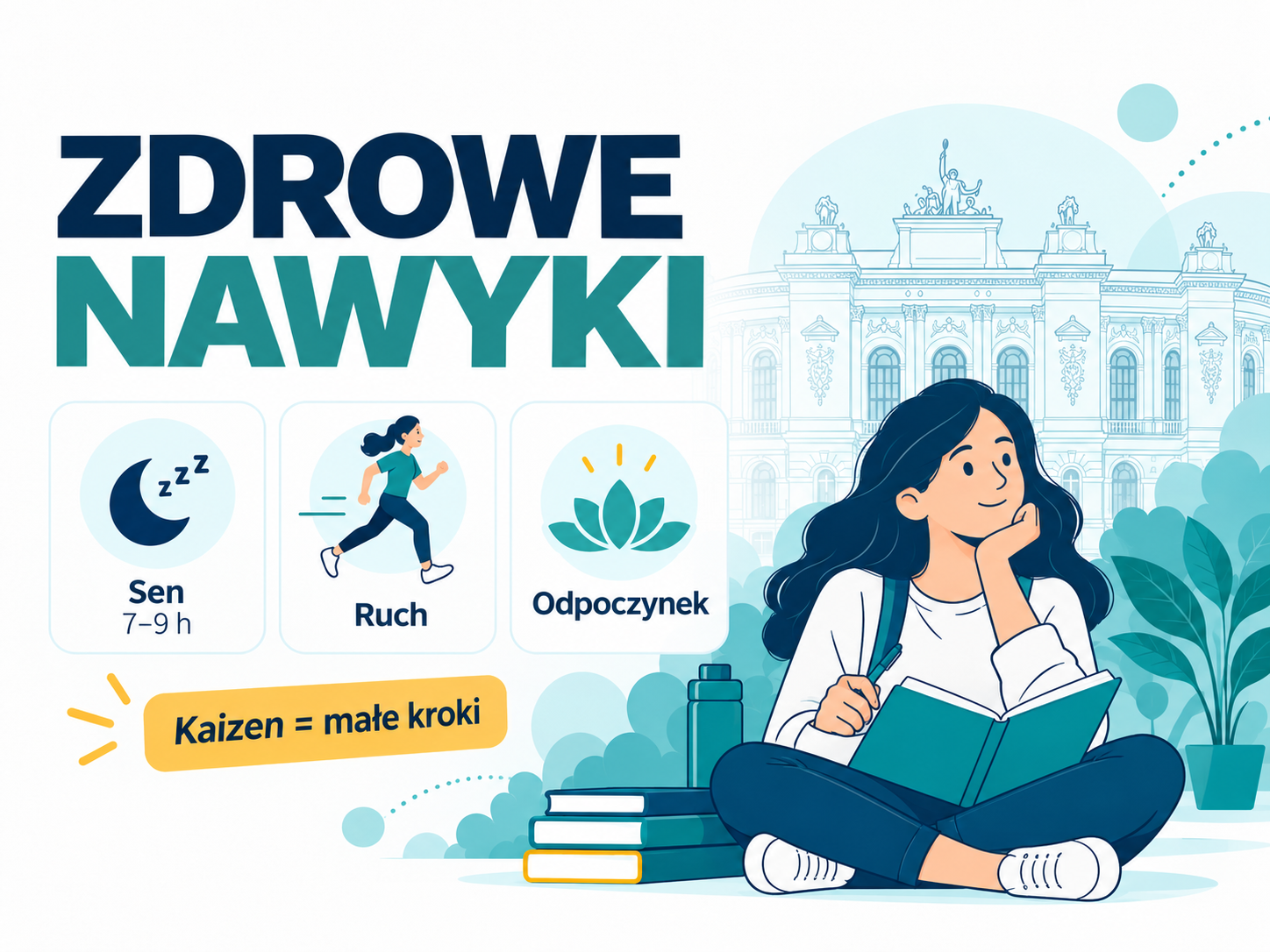 Zdrowe nawyki: sen, ruch, odpoczynek i metoda małych kroków Kaizen