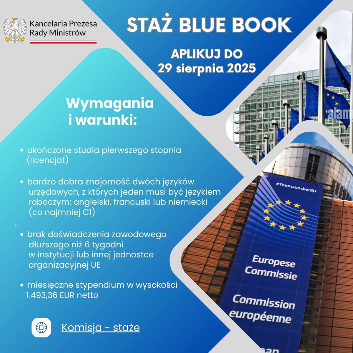 Program staży Komisji Europejskiej (Blue Book)