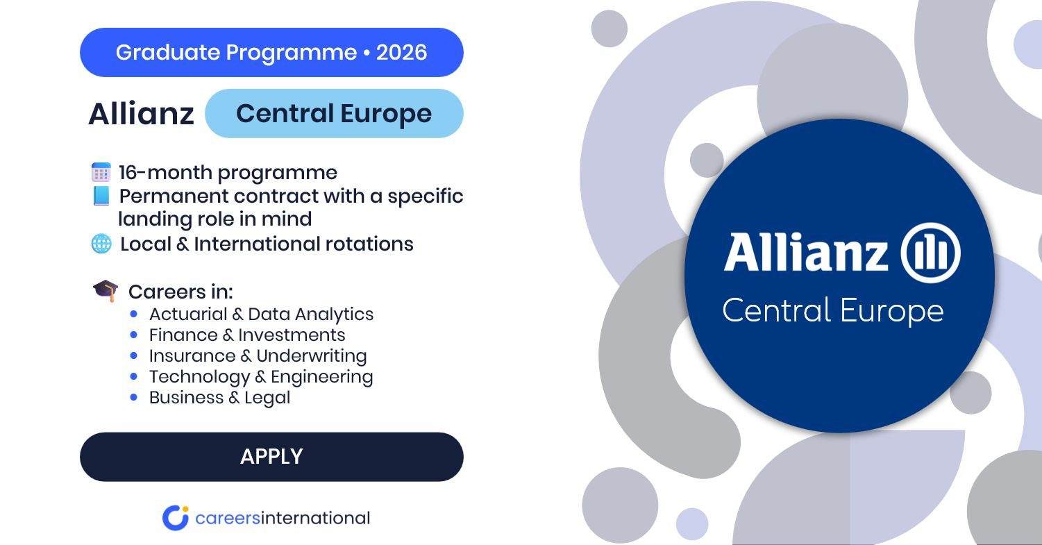 Graduate Programme 2026 - Allianz Central Europe