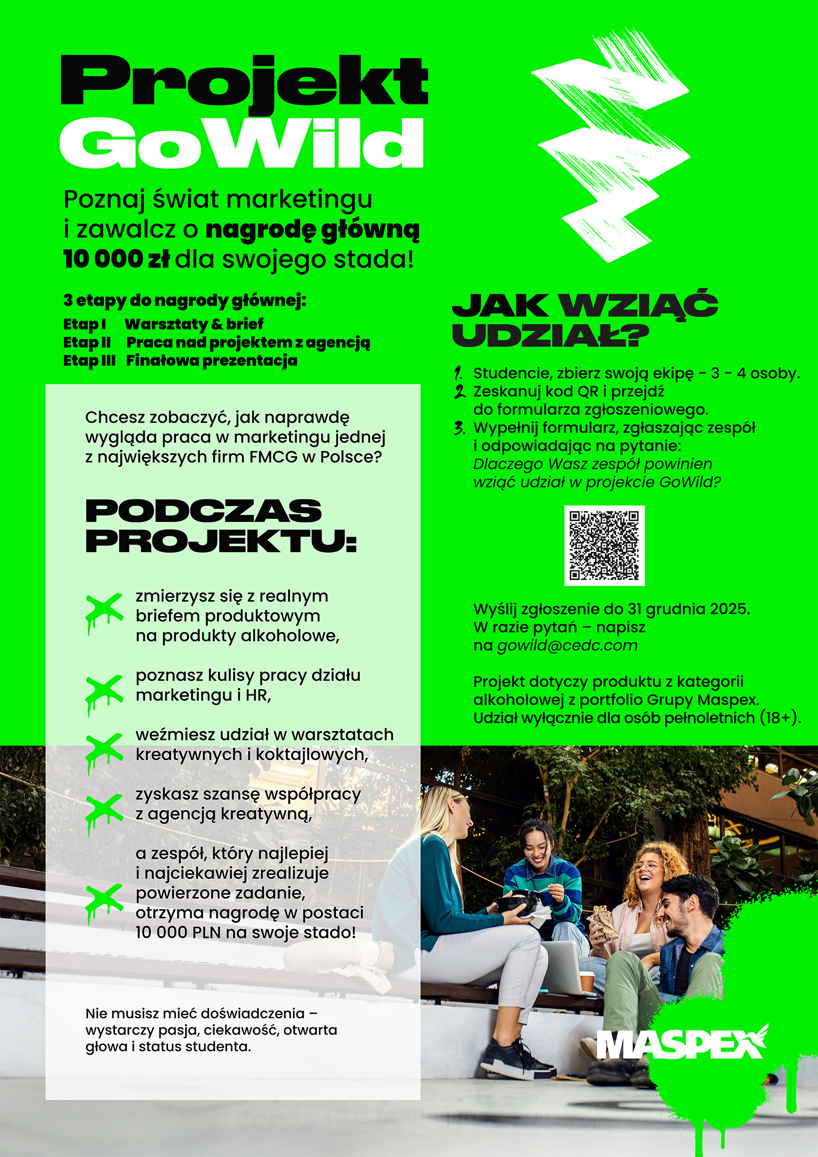 Weź udział w ogólnopolskim konkursie marketingowym „Projekt GoWild”!