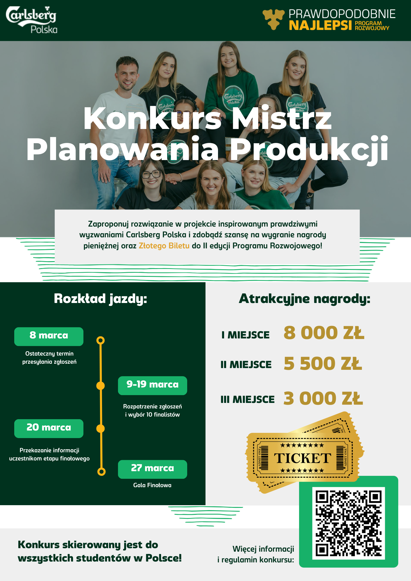 Carlsberg rusza z konkursem „Mistrz / Mistrzyni planowania produkcji”!