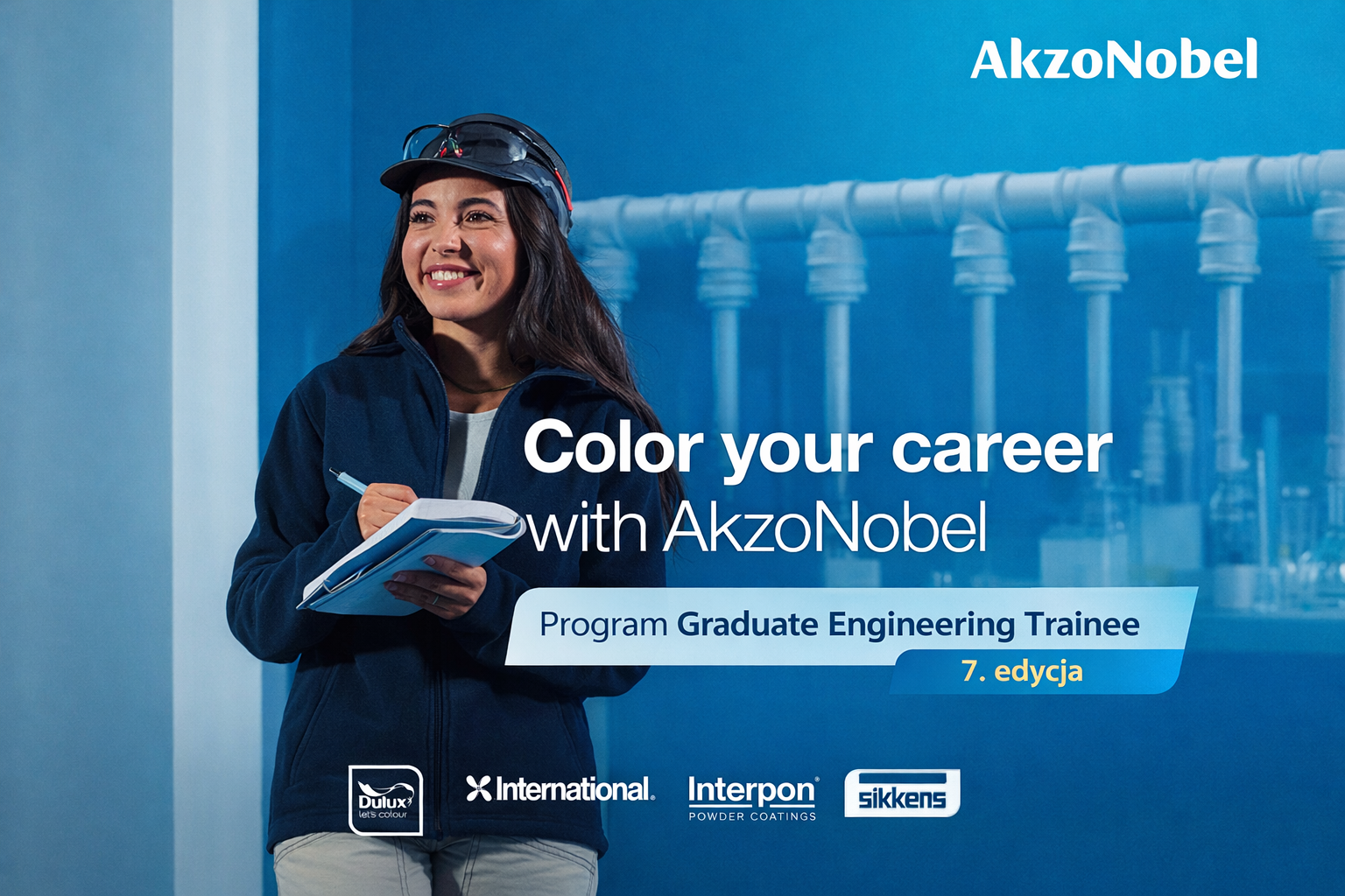 Rozpocznij swoją inżynierską przygodę z AkzoNobel i dołącz do 7. edycji programu Graduate Engineering Trainee.