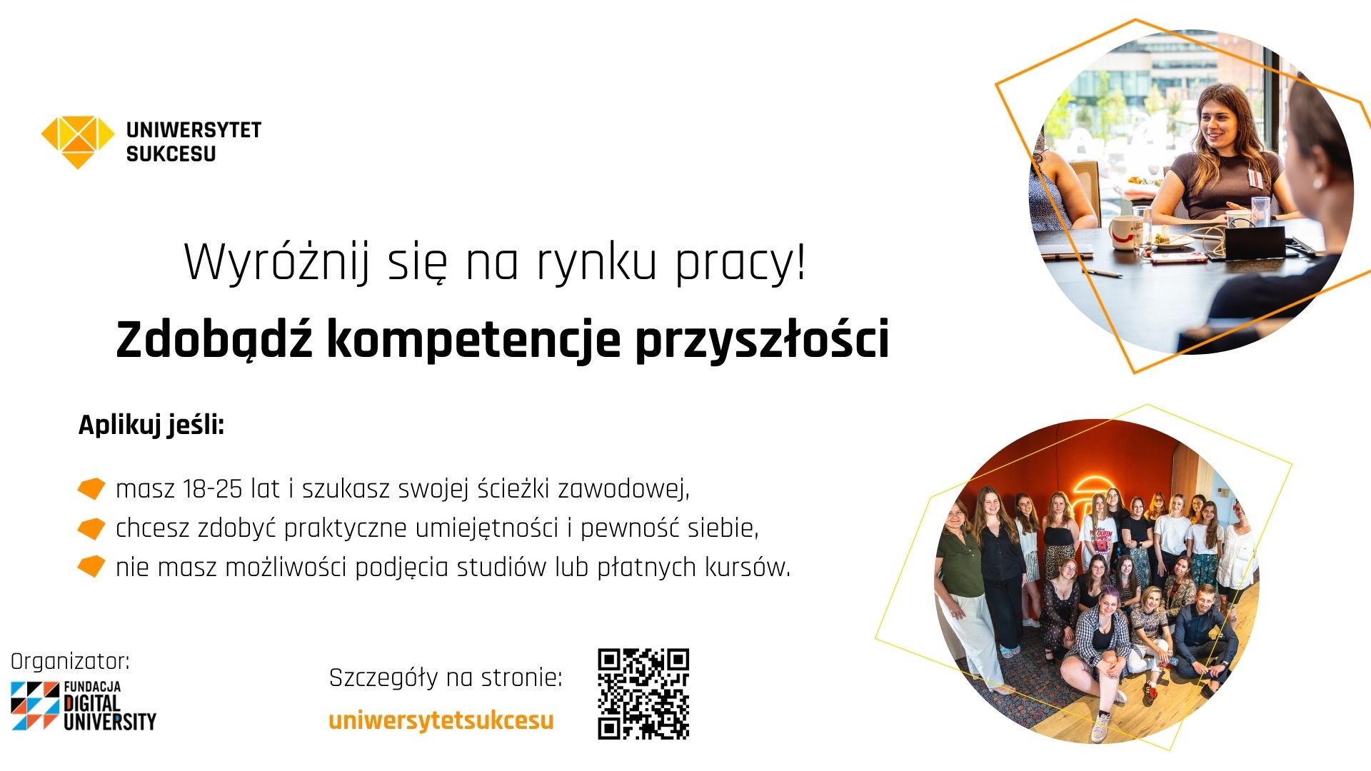 Zdobądź kompetencje przyszłości z Uniwersytetem Sukcesu!