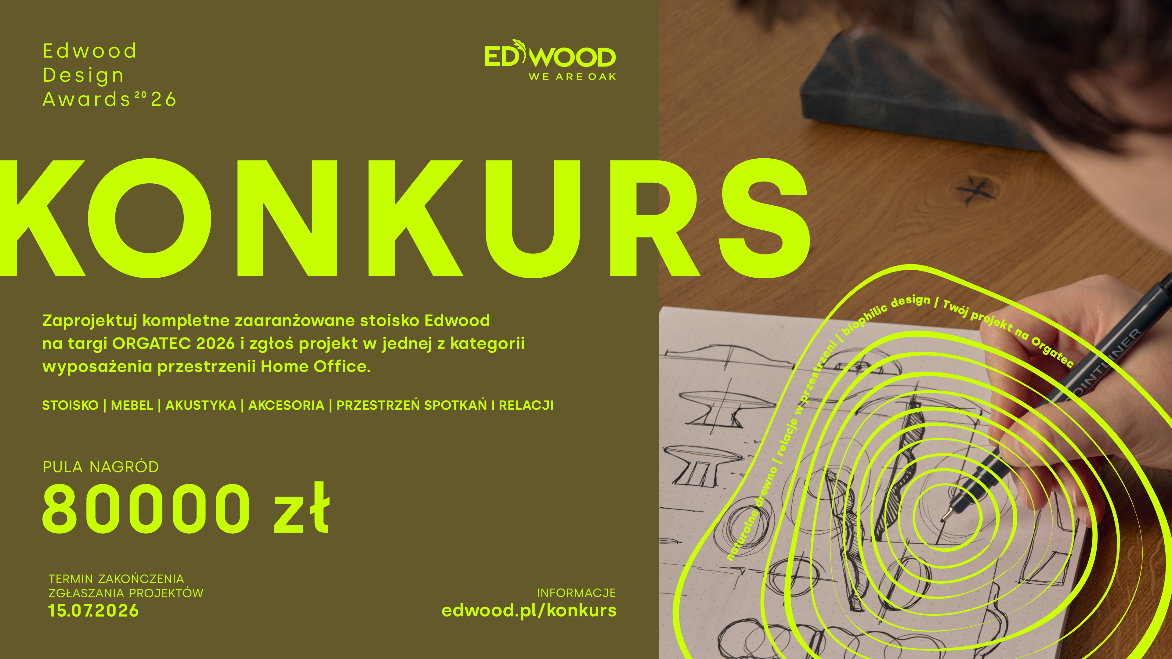 Edwood Design Awards 2026 — konkurs dla młodych projektantów