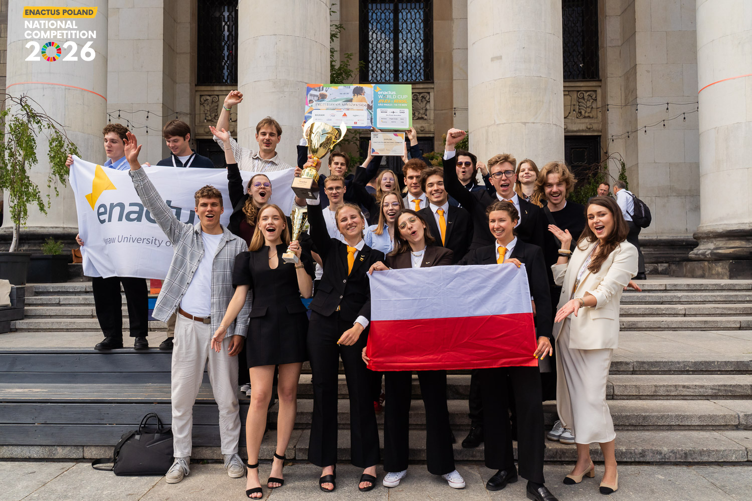 Enactus Poland National Competition 2026 - Enactus PW górą!