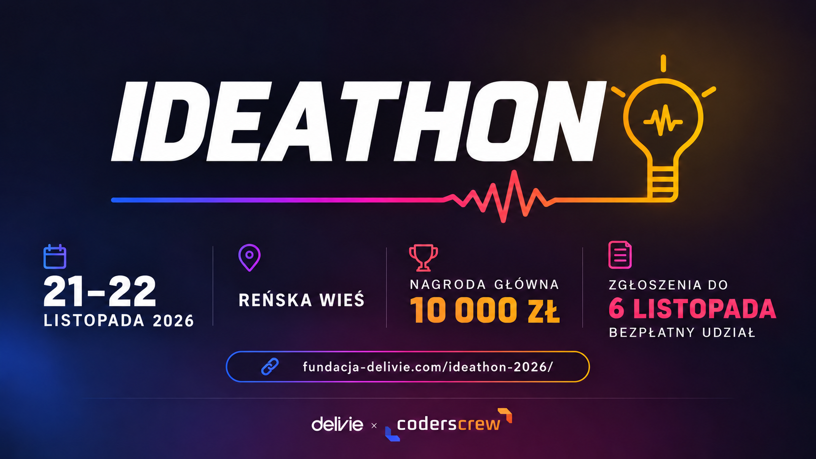 Ideathon Delivie 2026. Połącz technologię z kreatywnością i wygraj 10 000 zł