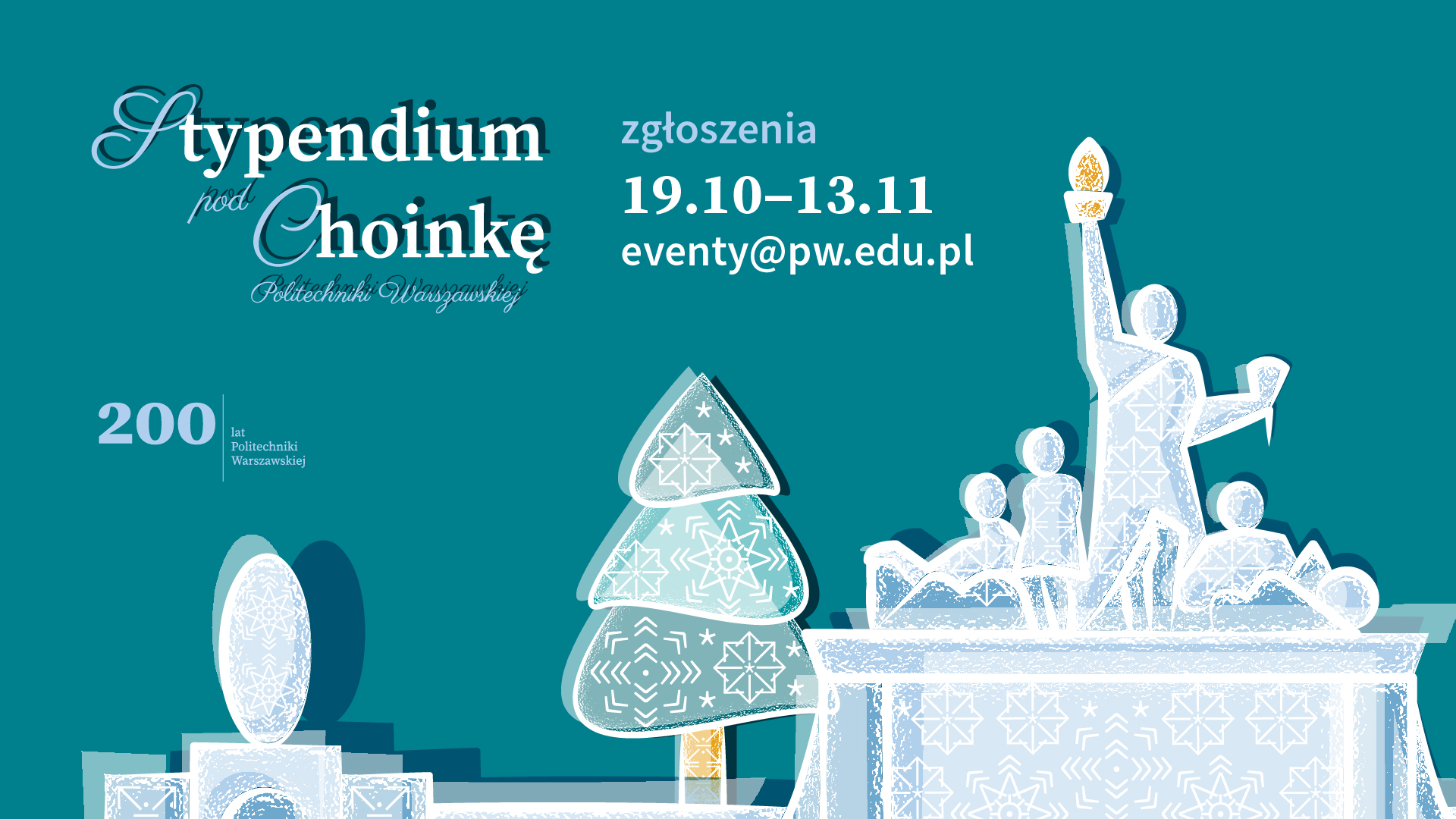 Stypendium pod choinkę 2026 – zgłoś swoje osiągnięcia i zdobądź grant PW