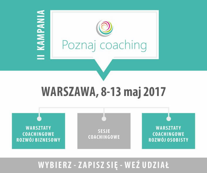 II odsłona kampanii Poznaj coaching: warsztaty i sesje coachingowe dla Ciebie