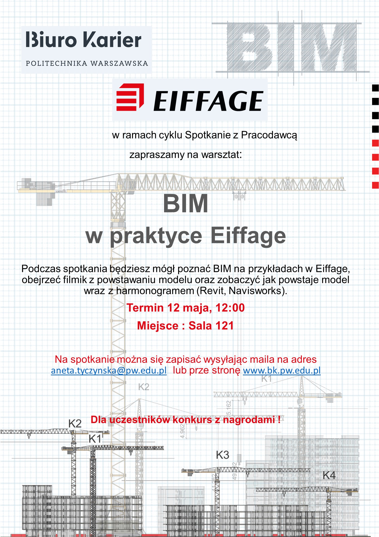 Spotkanie z pracodawcą : Eiffage "BIM w praktyce"