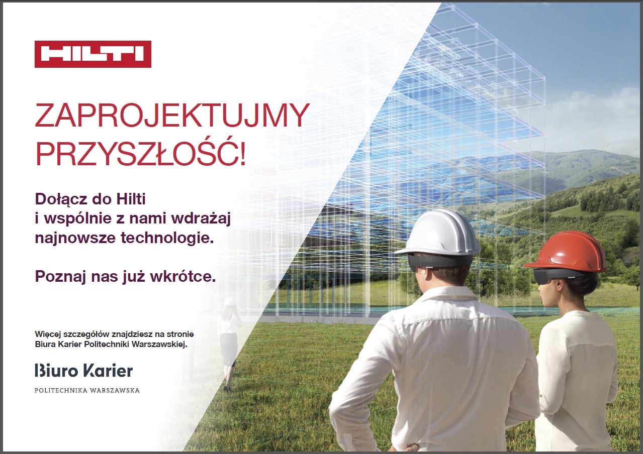 Wywiad kompetencyjny z Hilti ( Wydział Instalacji Budowlanych, Hydrotechniki i Inżynierii Środowiska Politechniki Warszawskiej) 