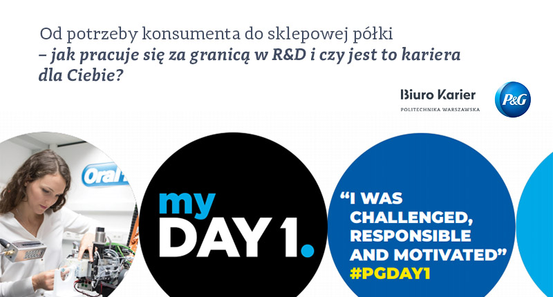 "Od potrzeby konsumenta do sklepowej półki – jak pracuje się za granicą w R&D i czy jest to kariera dla Ciebie?”