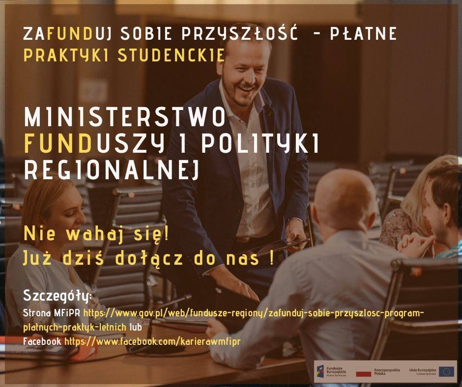 zaFUNDuj sobie przyszłość - program płatnych MFiPR #wspólna2_4