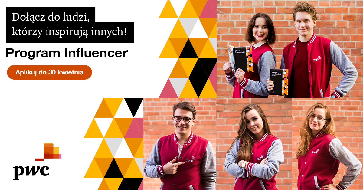 Influencer PwC - program ambasadorski