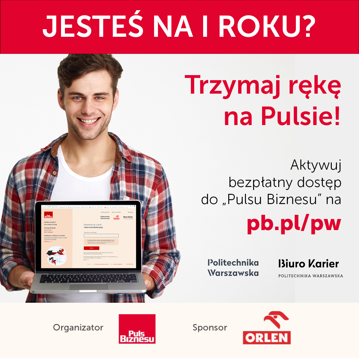Dostęp cyfrowy do “Pulsu Biznesu” dla studentów Politechniki Warszawskiej
