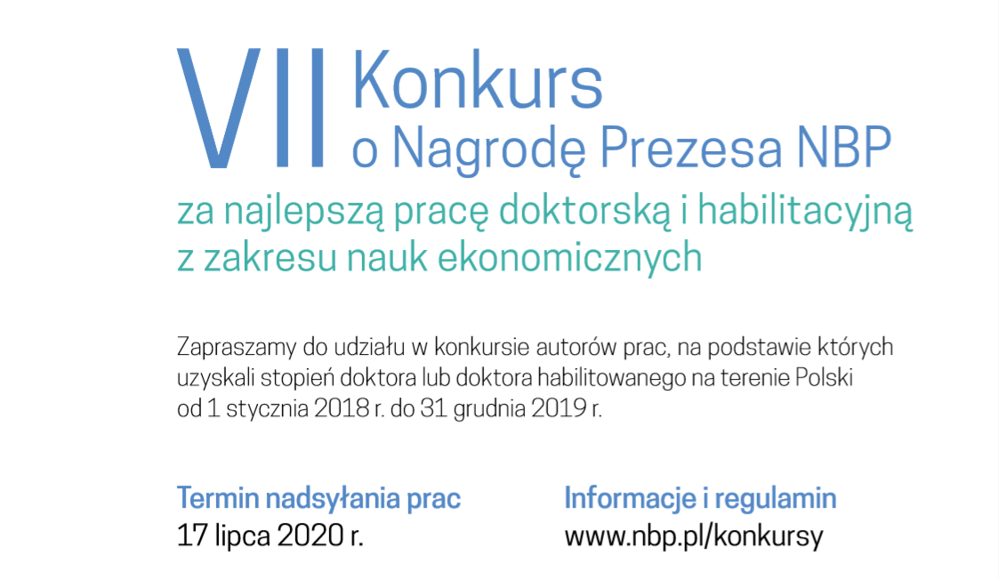 Konkursy o Nagrodę Prezesa NBP