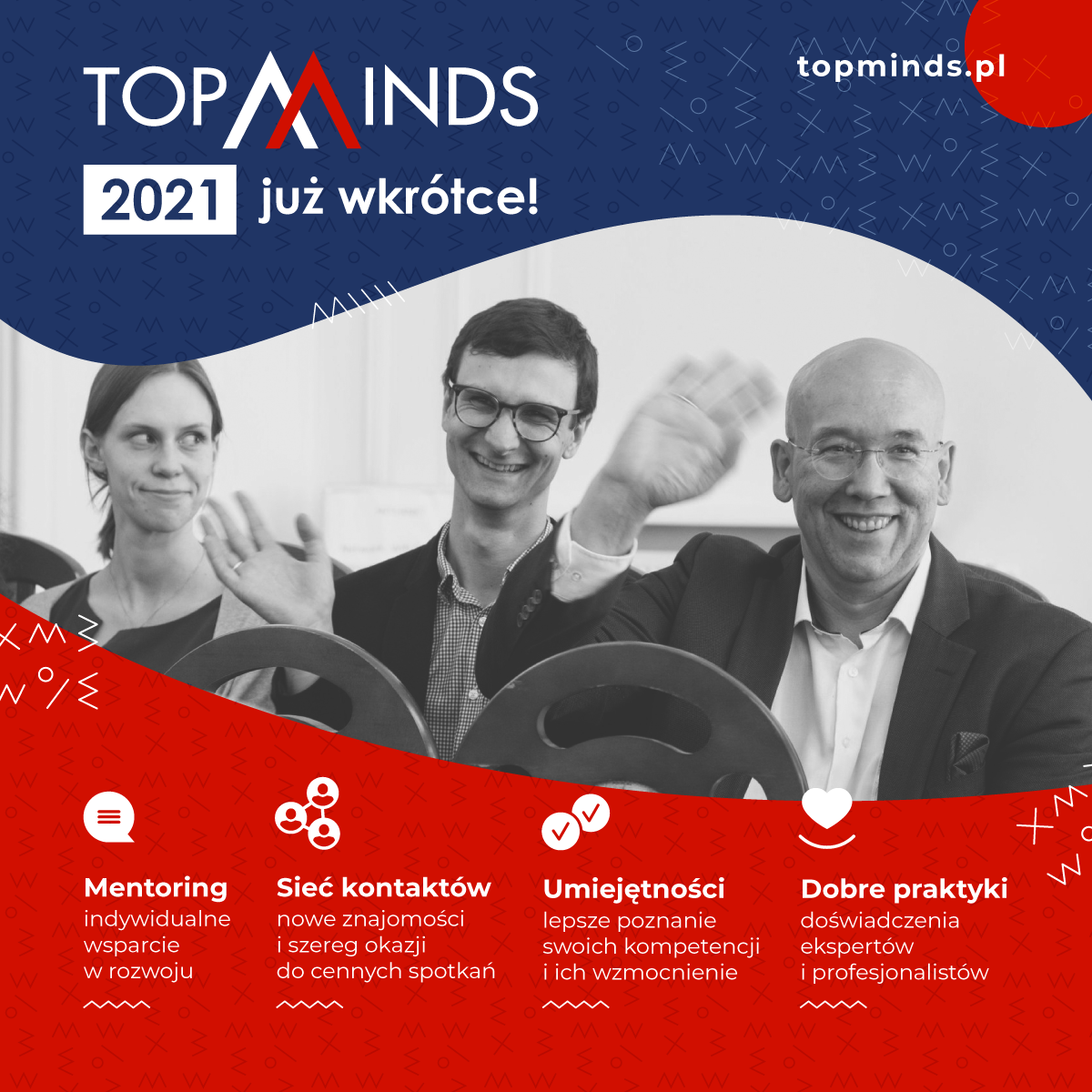 Program mentoringowy TopMinds 2021 – zapraszamy do udziału!