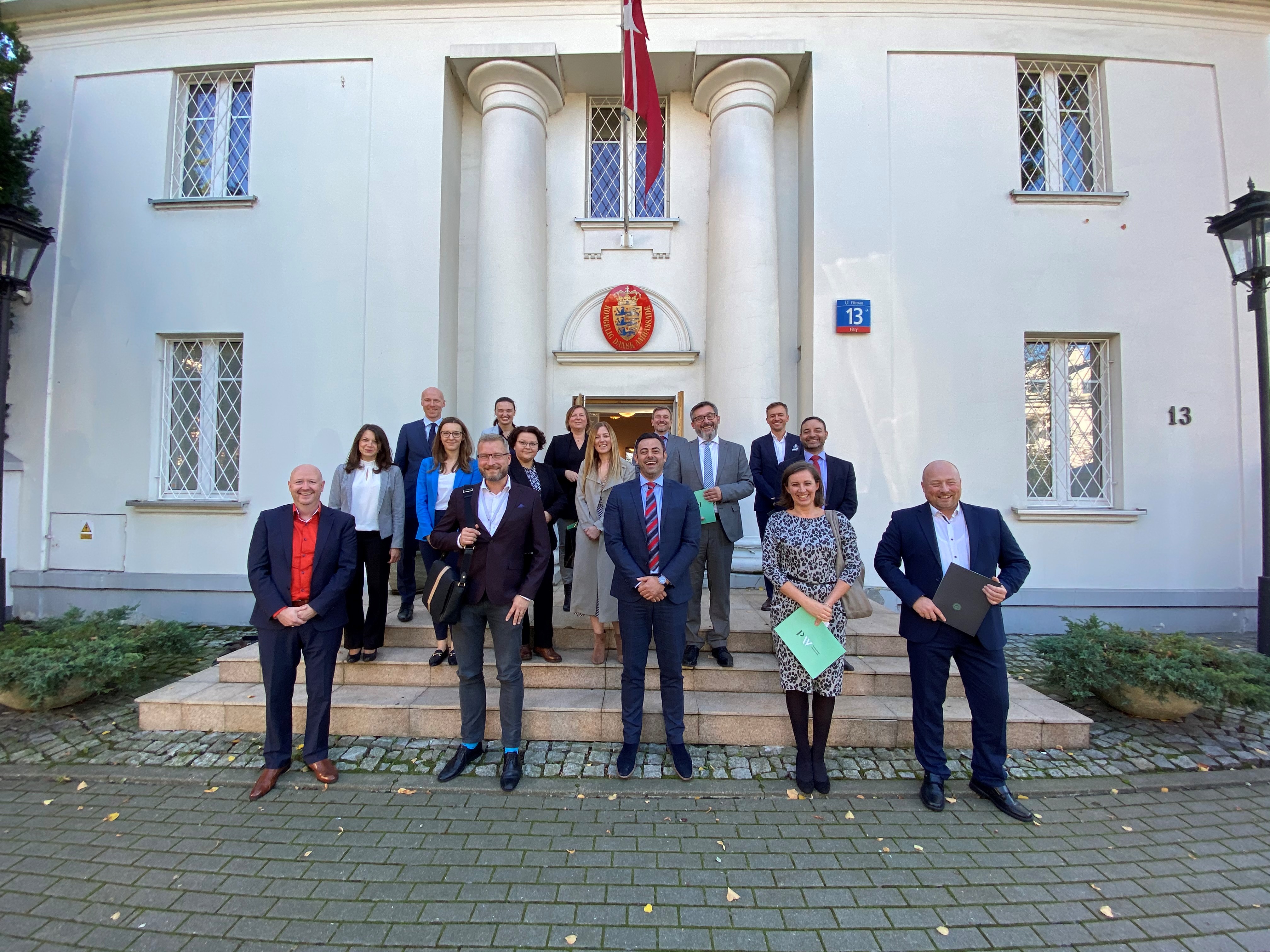 Wizyta Biura Karier PW w rezydencji Ambasadora Królestwa Danii 