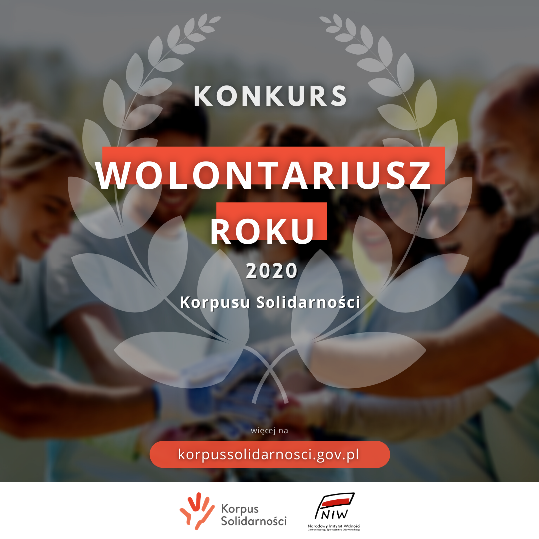 Podziękuj wolontariuszowi – weź udział w konkursie Wolontariusz Roku Korpusu Solidarności! Doceń swojego wolontariusza! 