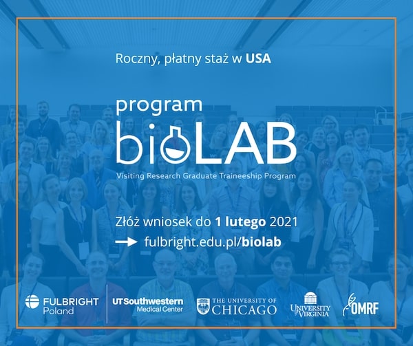 Rozpoczął się nabór wniosków do Programu BioLAB 2021-22.  