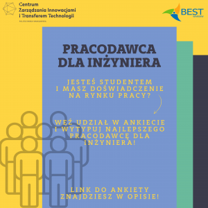 Pracodawca dla Inżyniera- ankieta Działu Badań i Analiz i Stowarzyszenia Studentów BEST