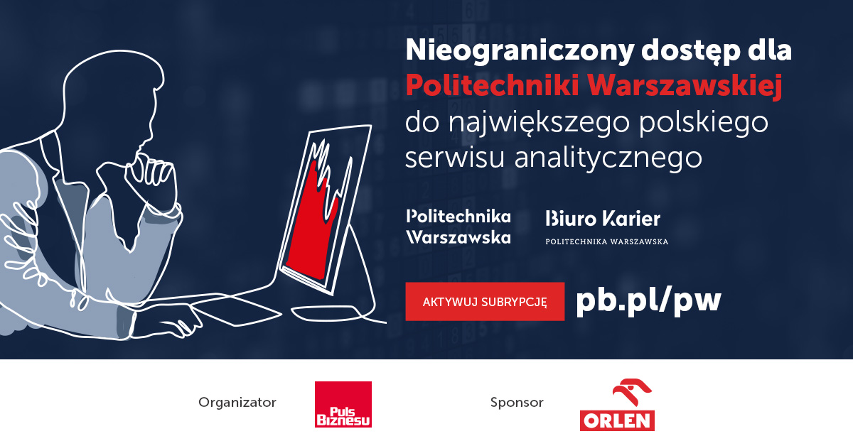 Bezpłatny dostęp do serwisu "Analizy Pulsu Biznesu" dla studentów PW