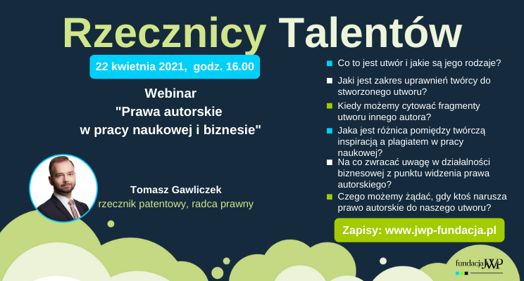 Wielkimi krokami nadchodzi piąte spotkanie z cyklu Rzecznicy Talentów!