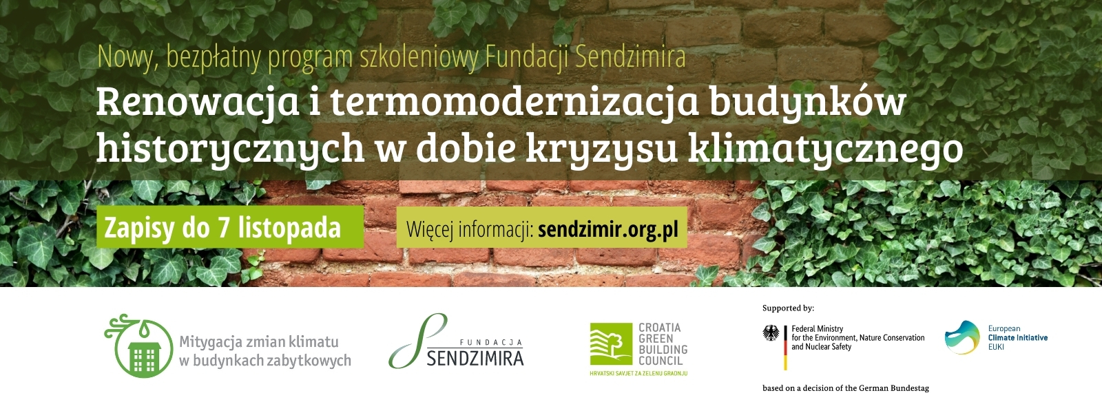 „Renowacja i termomodernizacja budynków historycznych w dobie kryzysu klimatycznego” - bezpłatny program szkoleniowy