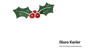 Działanie Biura Karier PW od 24.12.2021 - INFORMACJA / WUT Careers Service from 24/12/2021 