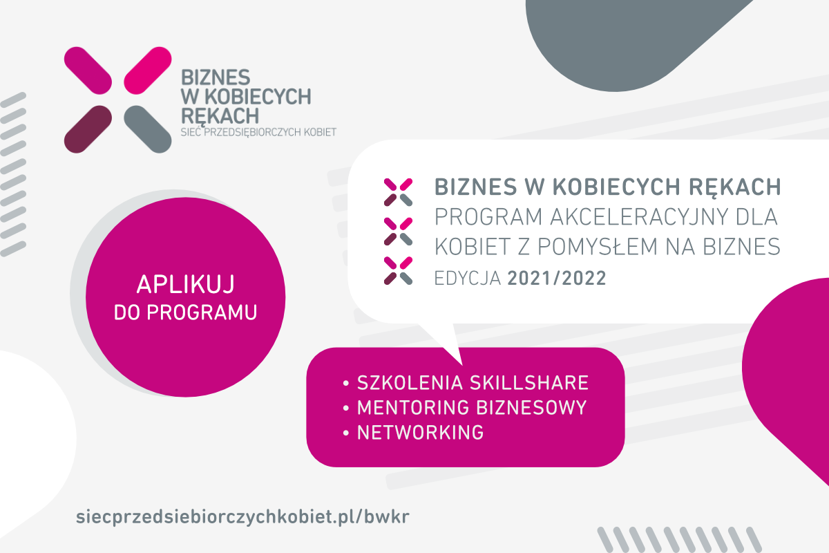 Program Sieci Przedsiębiorczych Kobiet - Biznes W Kobiecych Rękach!