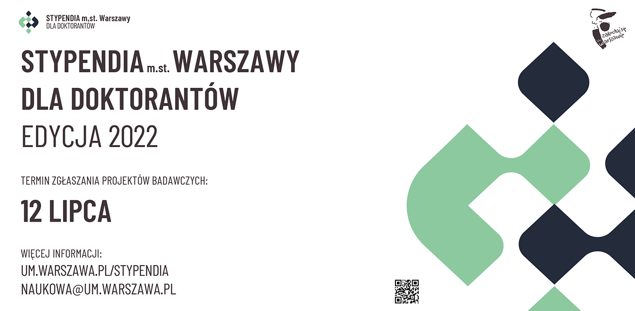 Rusza IV edycja Stypendiów m.st. Warszawy dla doktorantów z całej Polski