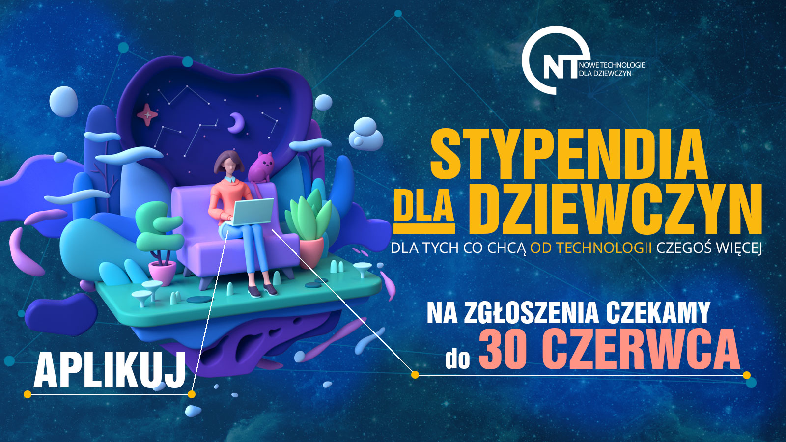 8 edycja programu stypendialnego "Nowe technologie dla dziewczyn"