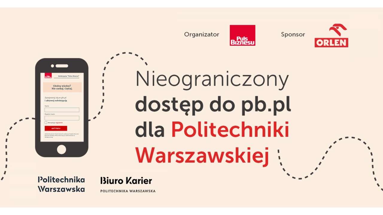 Dostęp cyfrowy do “Pulsu Biznesu” dla studentów Politechniki Warszawskiej 