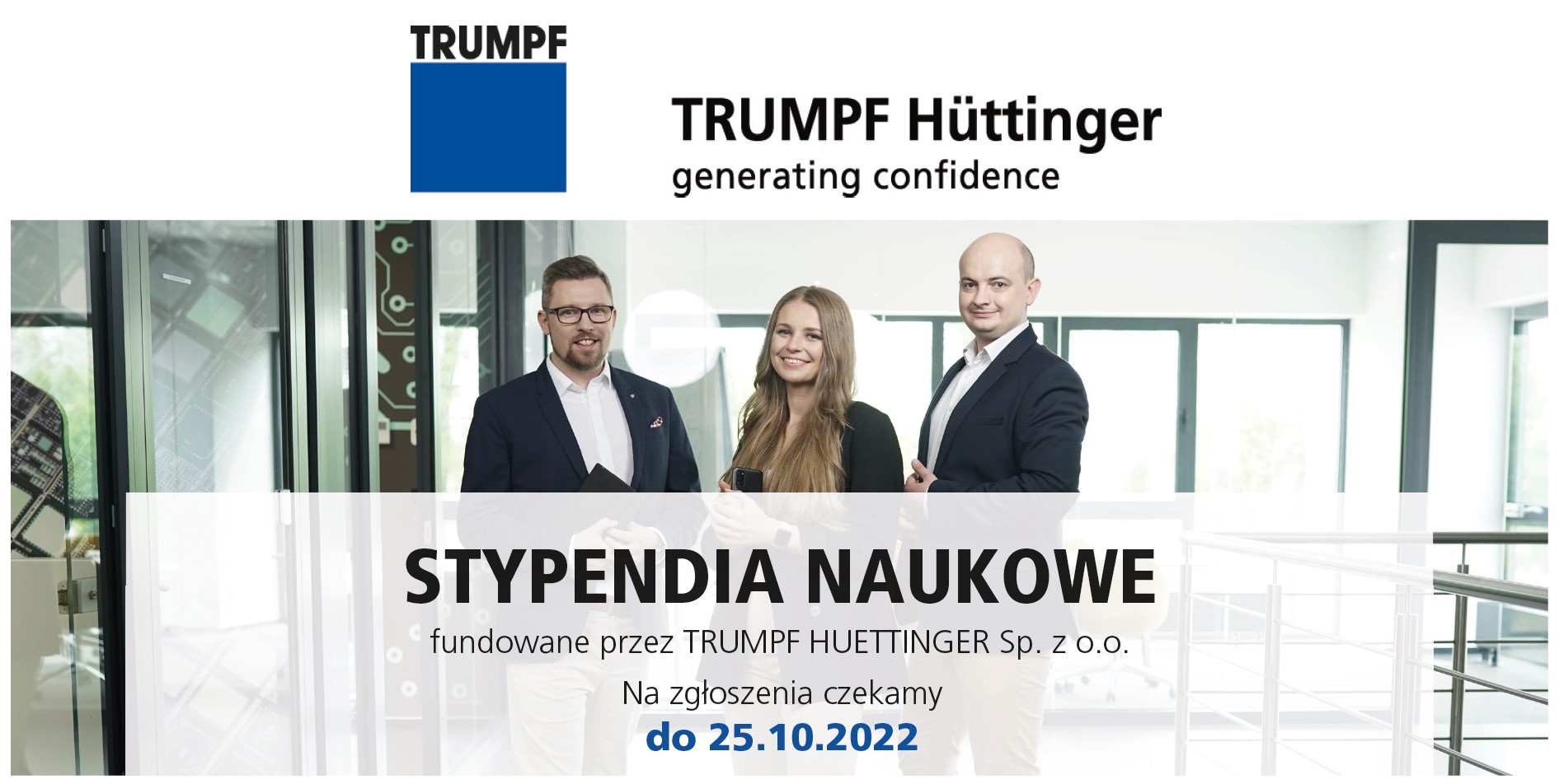 Stypendia naukowe TRUMPF Huettinger