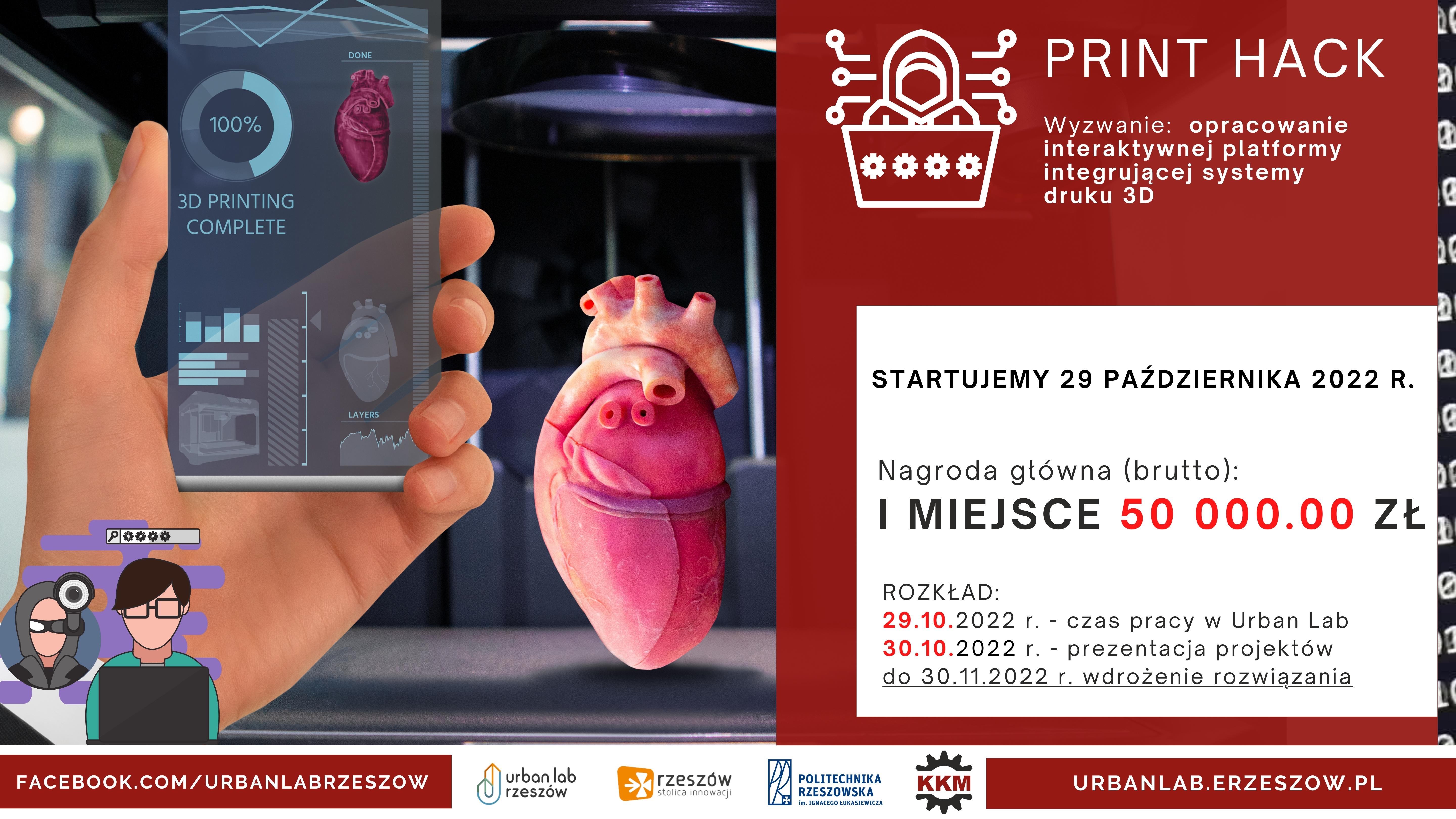 Zgłoś Zespół do miejskiego hackathonu- PRINT HACK