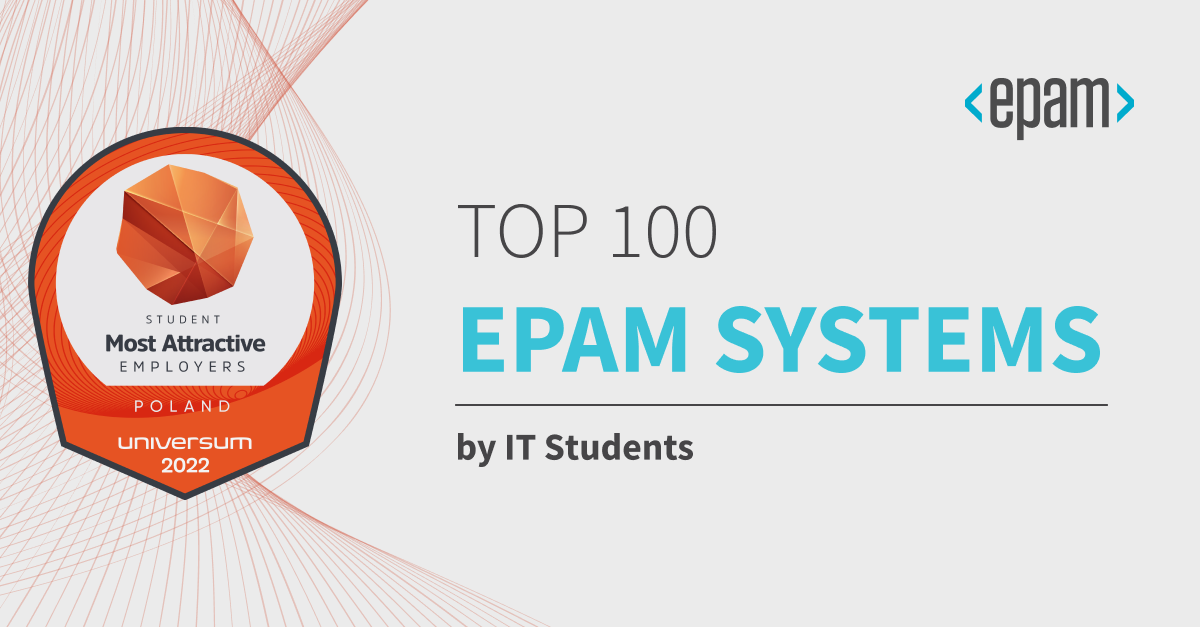 EPAM Systems uznany za jednego z najatrakcyjniejszych pracodawców w Polsce 
