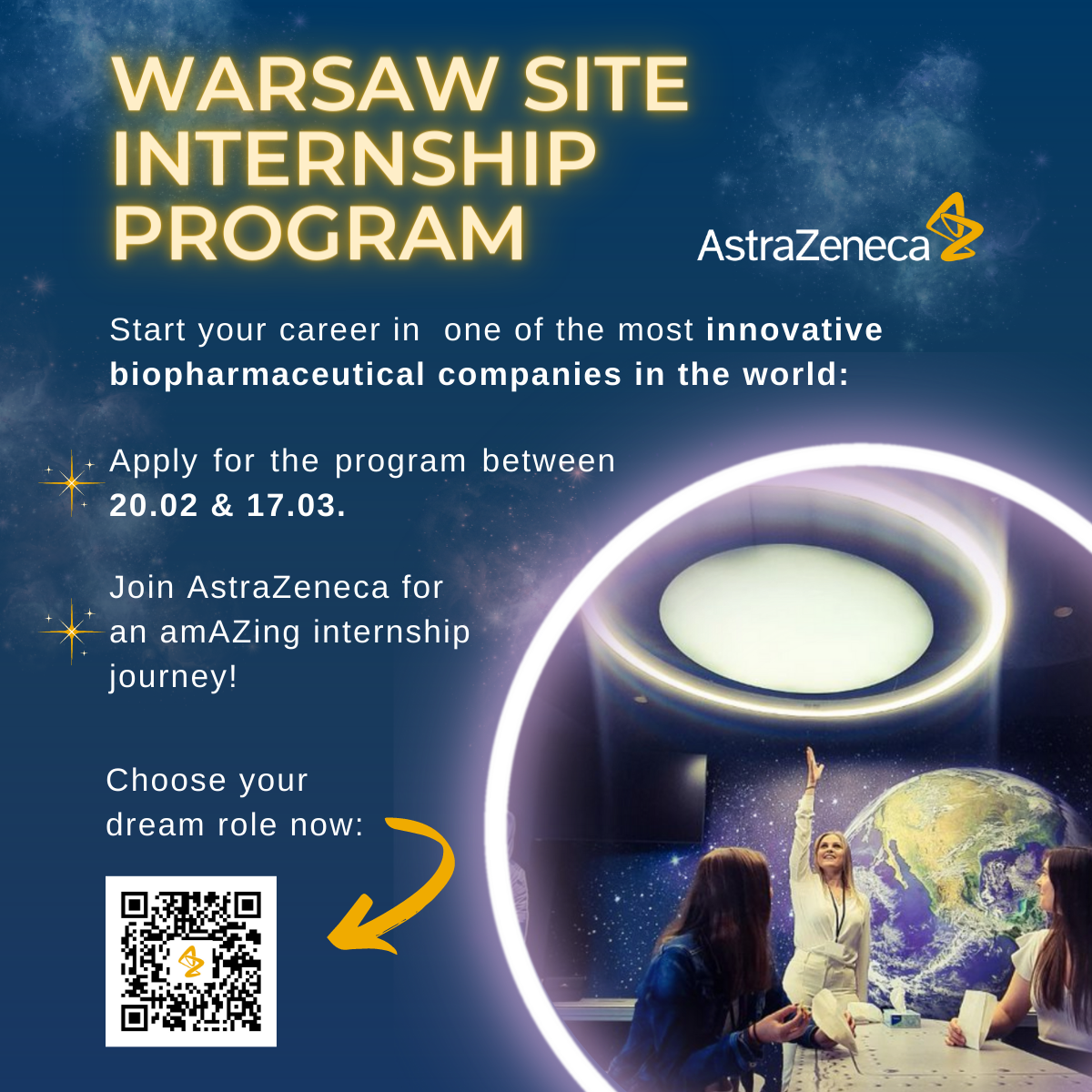Letni program stażowy – Warsaw Site Internship Program
