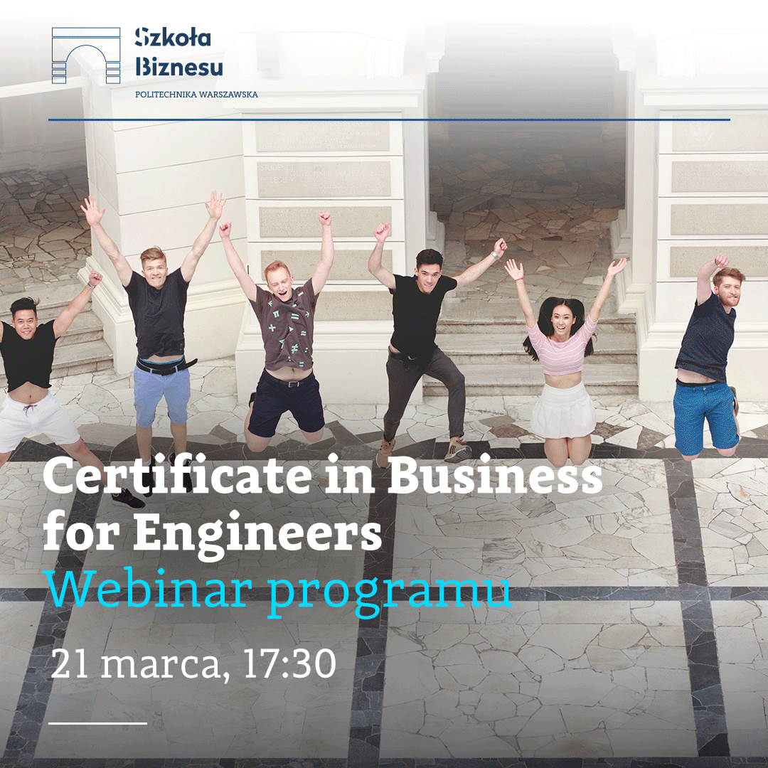  Certificate in Business for Engineers,