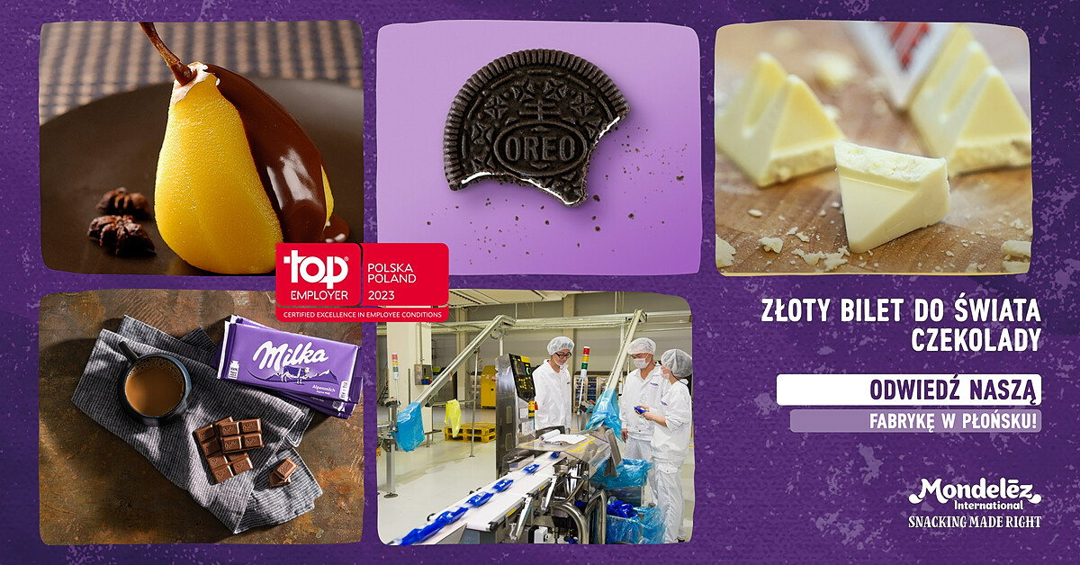 Złoty bilet do Świata Czekolady - Dzień Otwarty w fabryce Mondelez