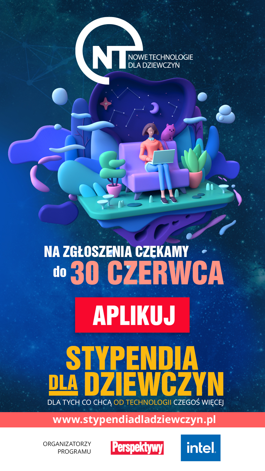 9 edycja prestiżowego programu stypendialnego "Nowe technologie dla dziewczyn"