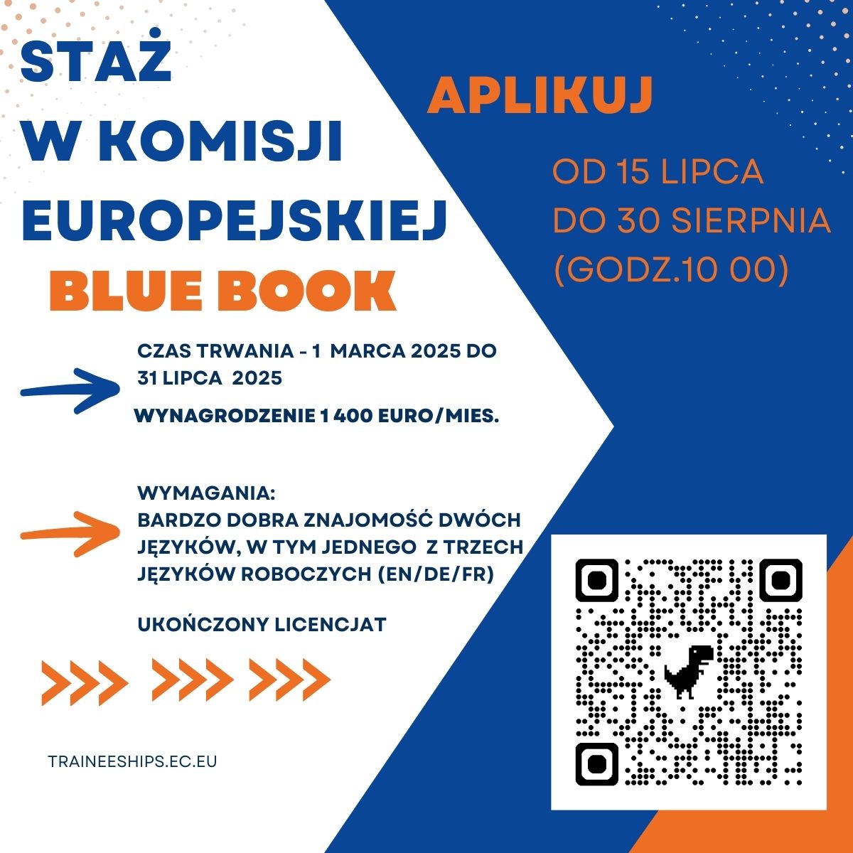 Staż w Komisji Europejskiej